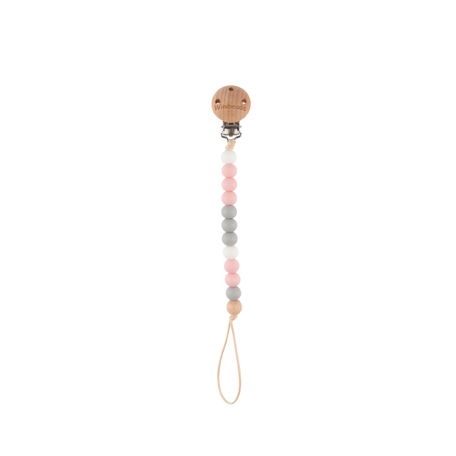 Pink, White & Grey Milan Dummy Chain
