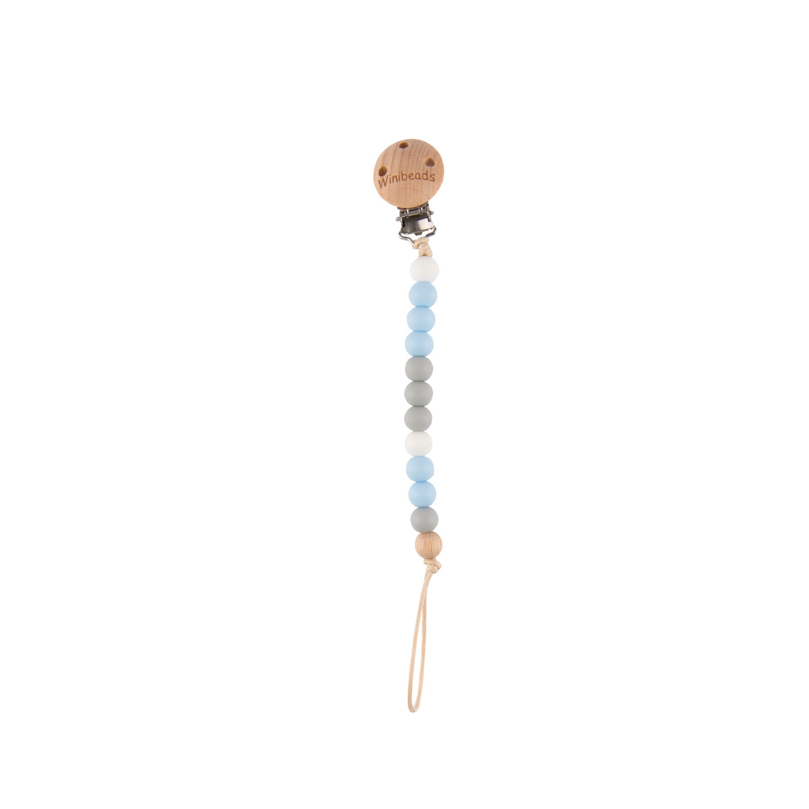Pale Blue, White & Grey Milan Dummy Chain