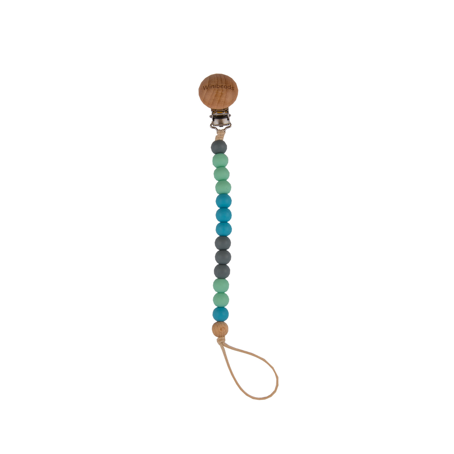 Licorice, Mint & Grey Milan Dummy Chain