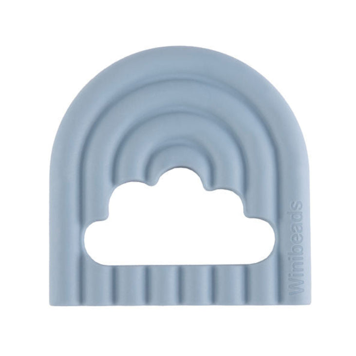 Dusty Blue Rainbow Cloud Teether