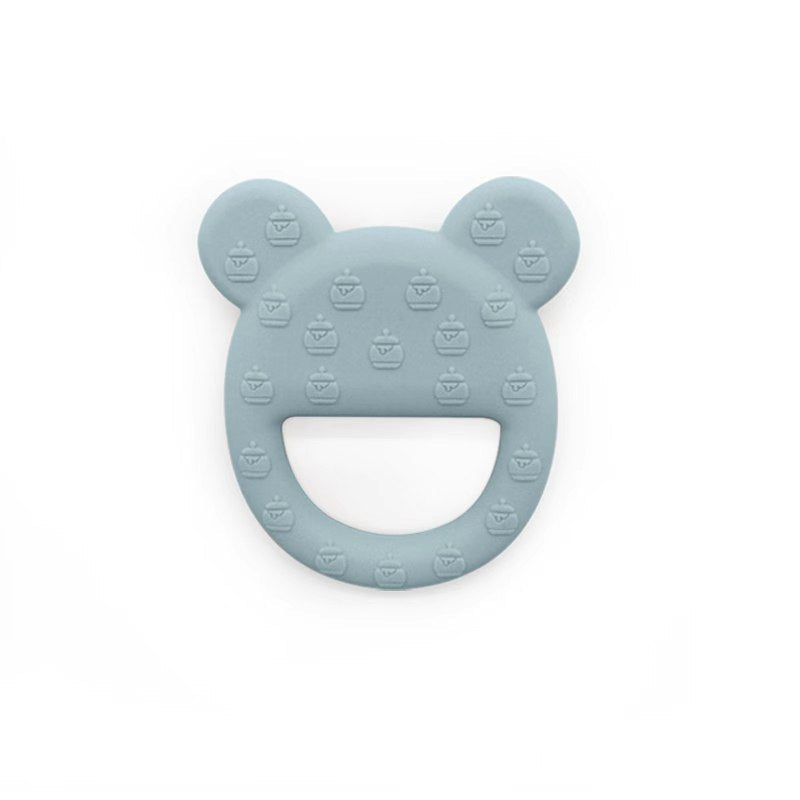 Dusty Blue Bear Teether