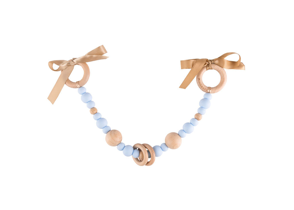 Pale Blue Harlow Pram Garland
