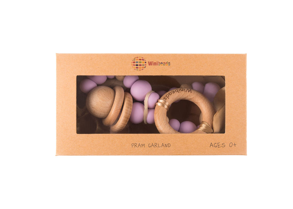 Lilac Harlow Pram Garland