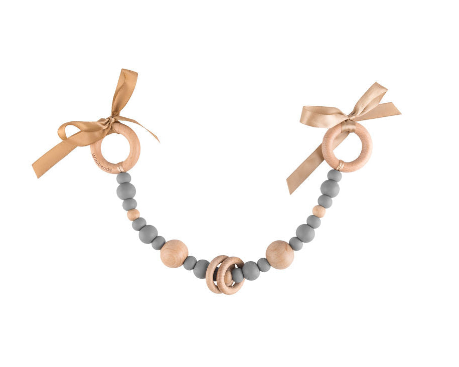 Grey Harlow Pram Garland