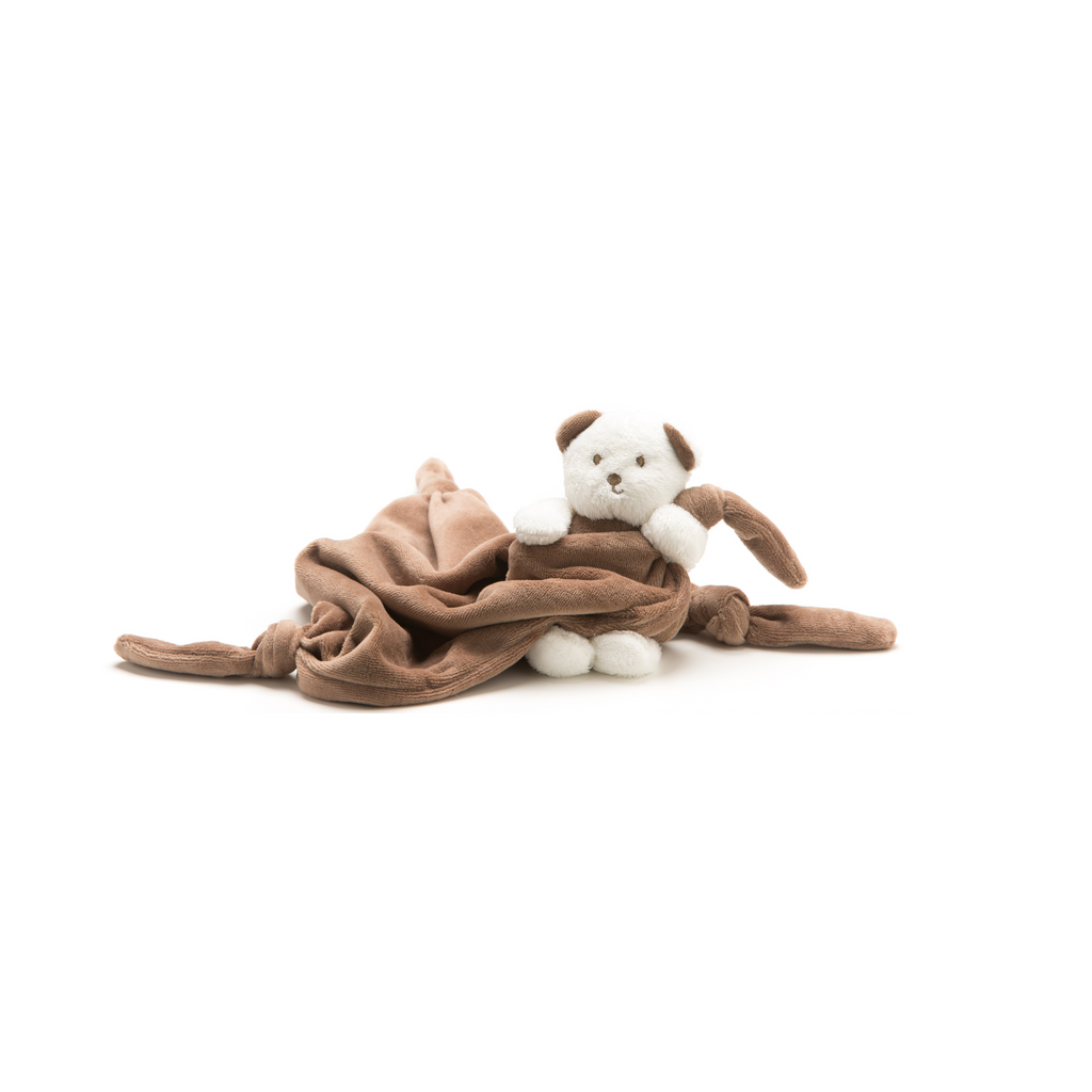 Brown Billy Bear Velour Comforter