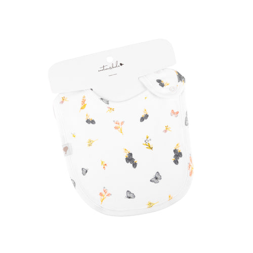 Berries & Butterflies Organic Cotton Bib