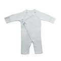 Pale Blue Crossover Romper