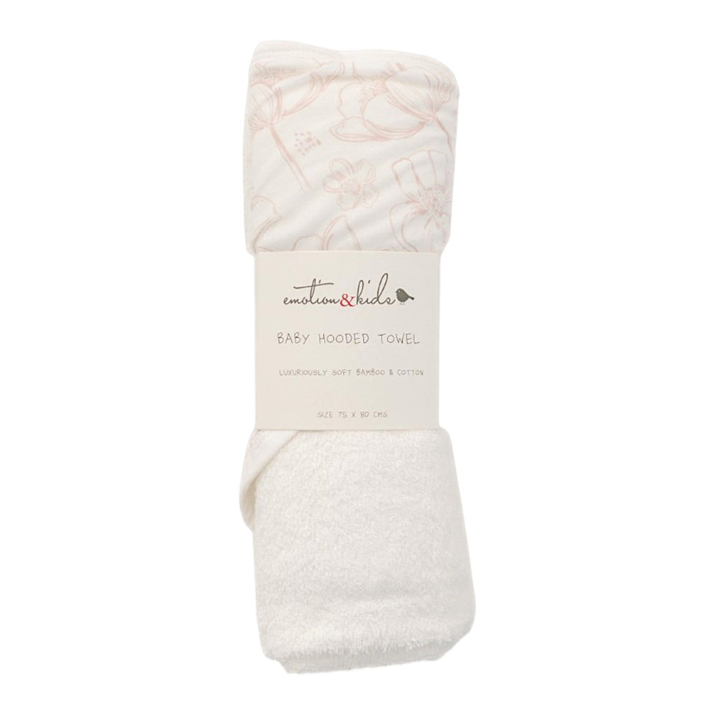 Botanical Baby Hooded Towel