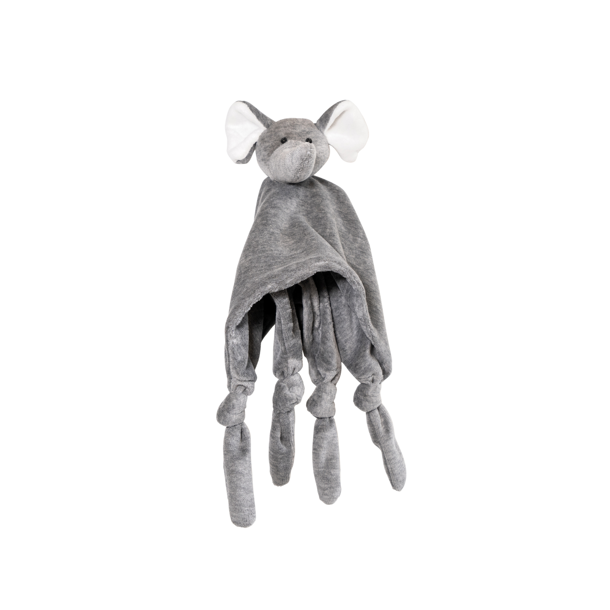 Grey Ellie Elephant Velour Comforter
