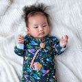 Hummingbirds Organic Cotton Long Leg Romper