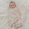 Latte Vintage Farm Muslin Wrap