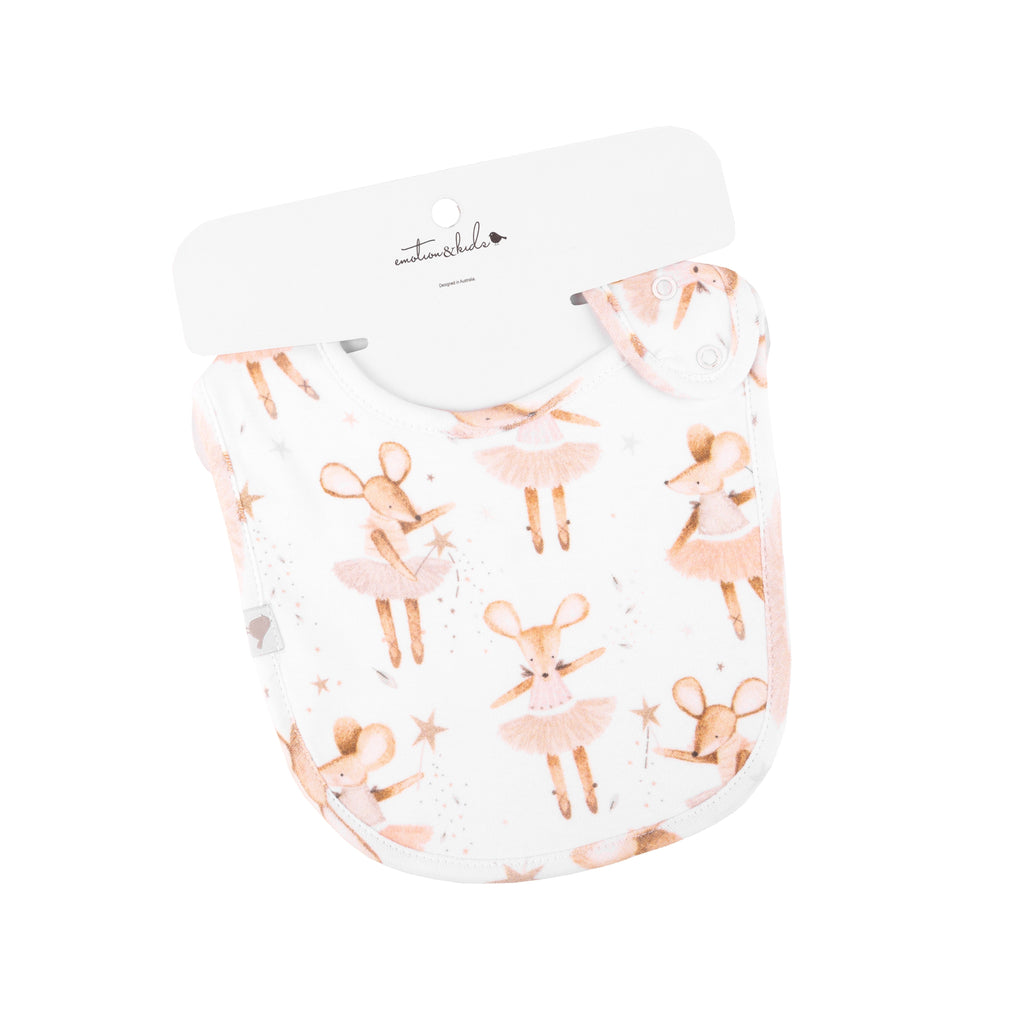 Magical Mouse Organic Cotton Bib