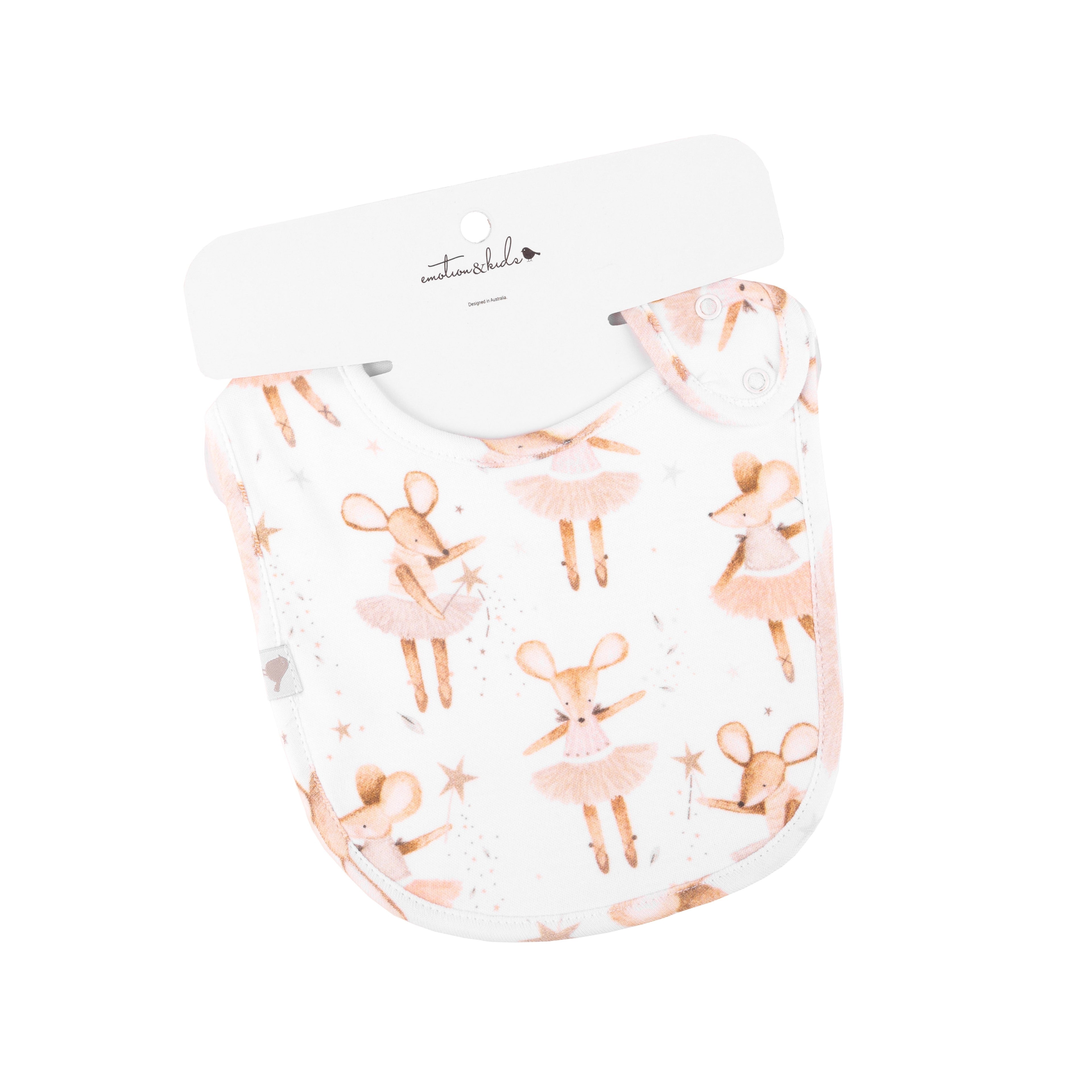 Magical Mouse Organic Cotton Bib