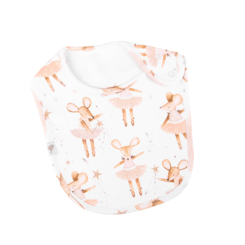 Magical Mouse Organic Cotton Bib