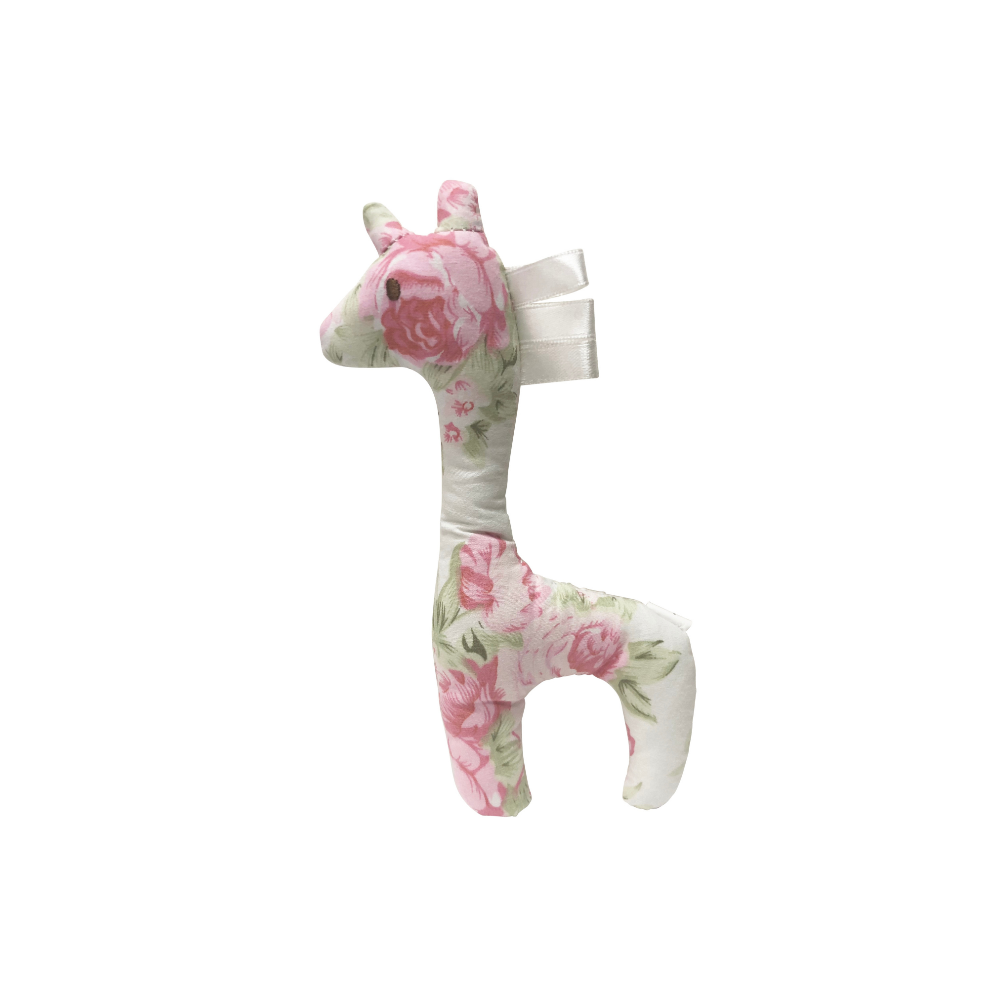 Peony Rose Giraffe Rattle