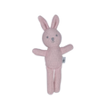 Pink Knitted Bunny Rattle