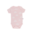 Pink Clouds Short Sleeve Bodysuit