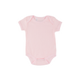 Pink Self Stripe Bodysuit
