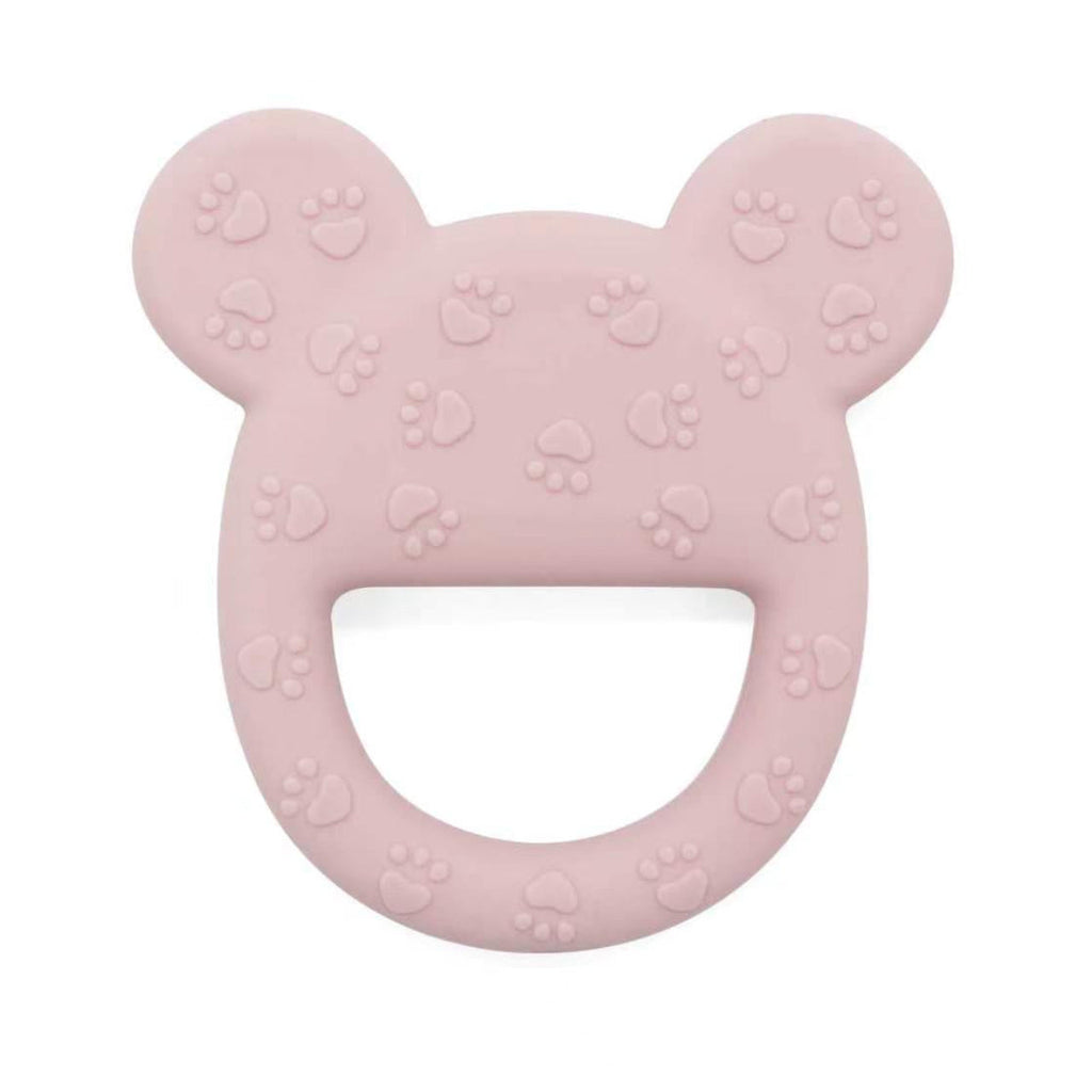 Dusty Pink Mouse Teether