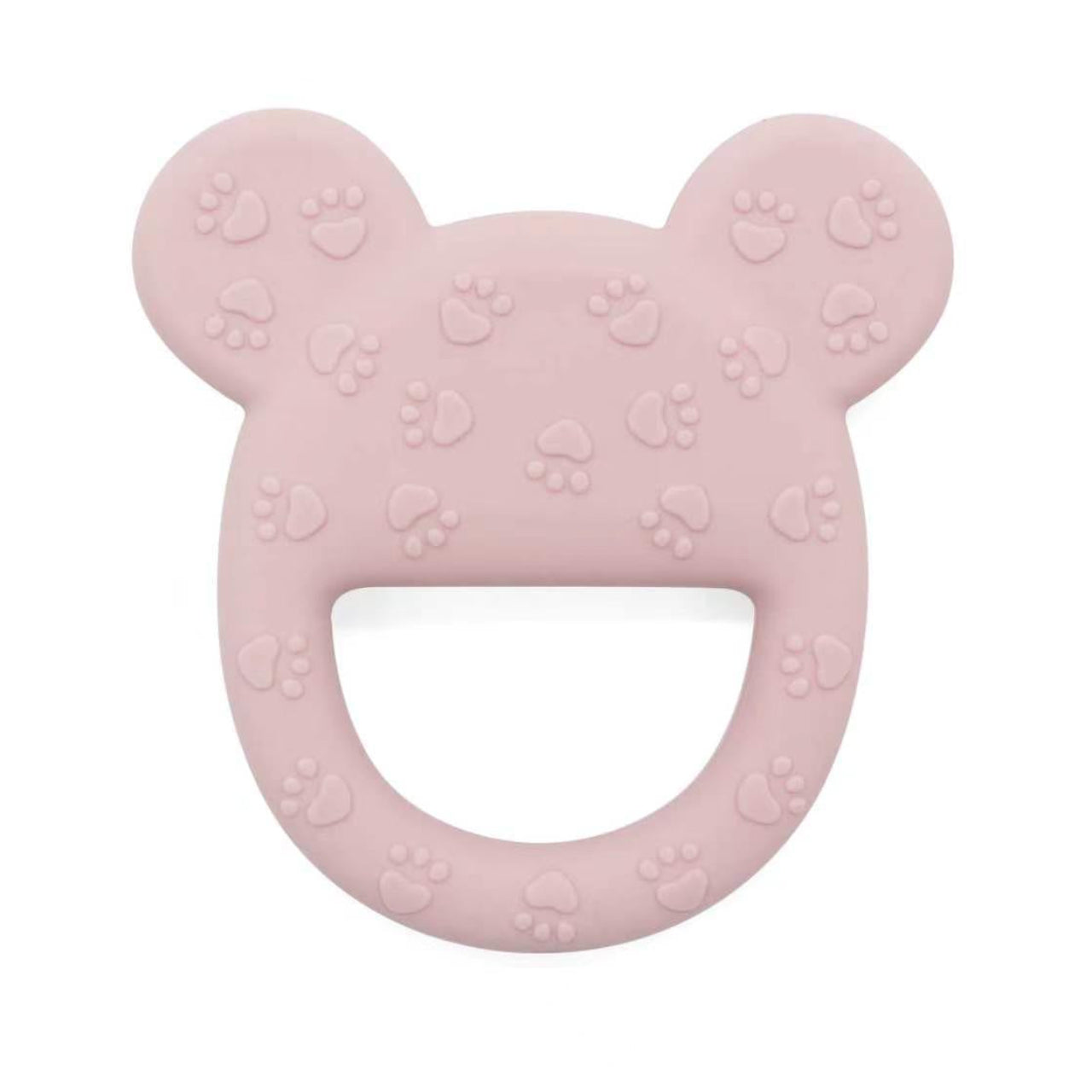 Dusty Pink Mouse Teether