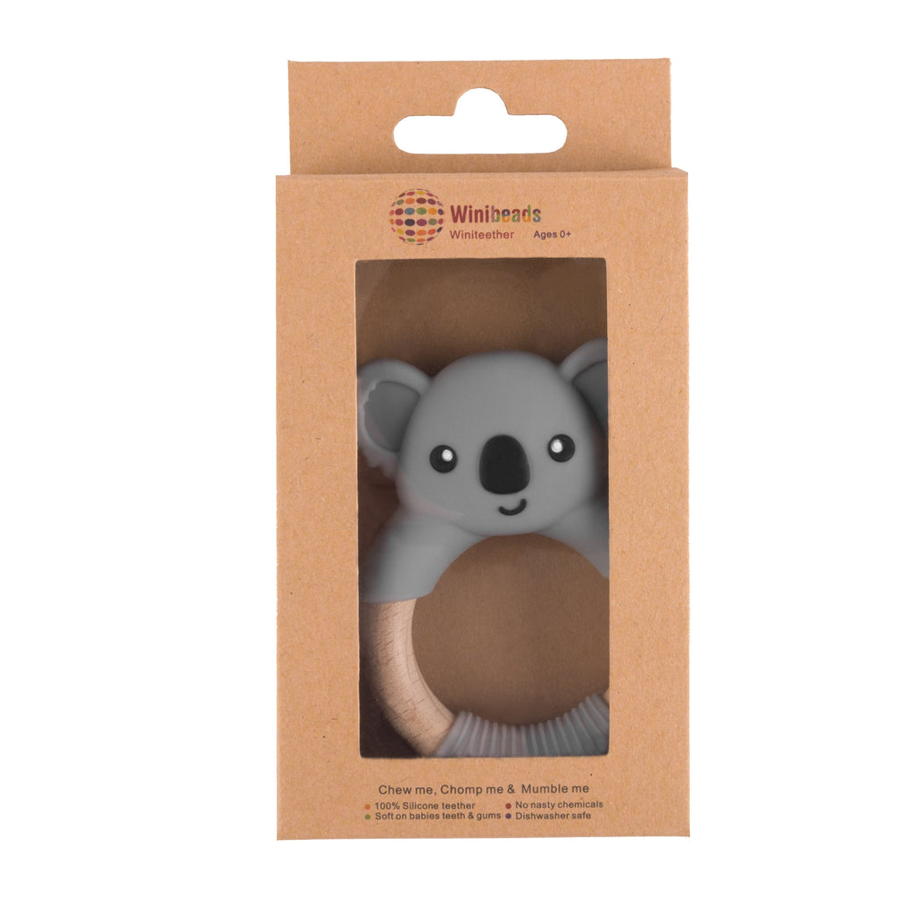 Dusty Pink Koala Teether
